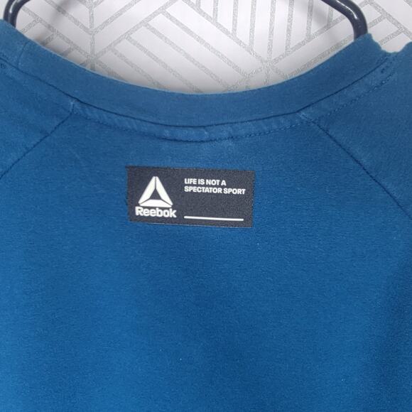 Reebok Blue Pullover Sweatshirt Sz Large - Picture 6 of 7